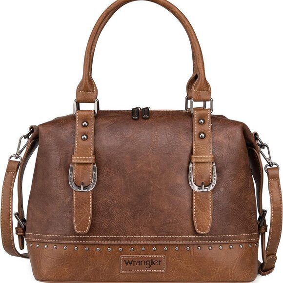 Jewelry - Wrangler Doctor Bag Top Handle Purse Hobo Shoulder Barrel Satchel Handbags for W
